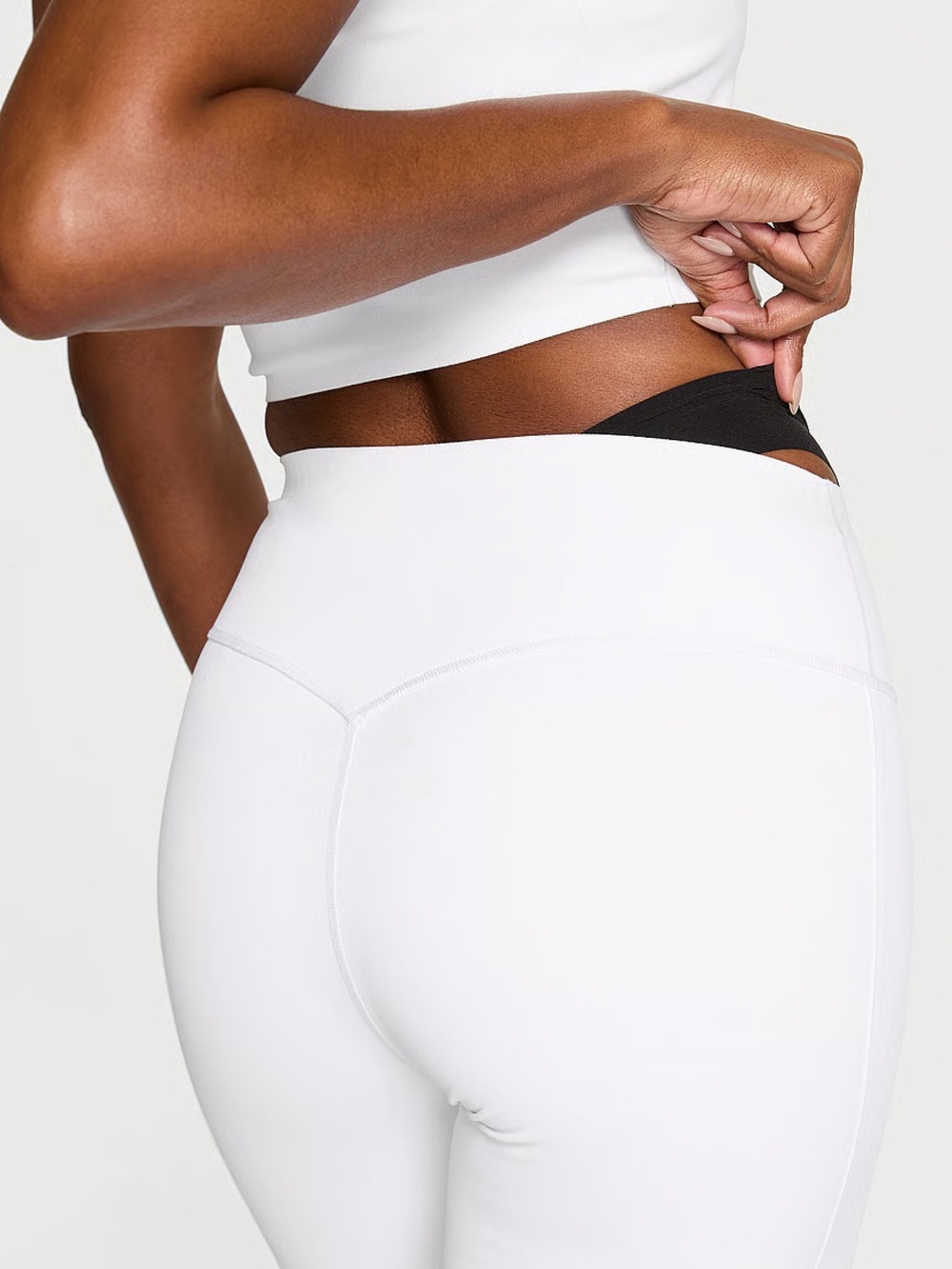 VSX Sport White Capri 20" Inseam Leggings